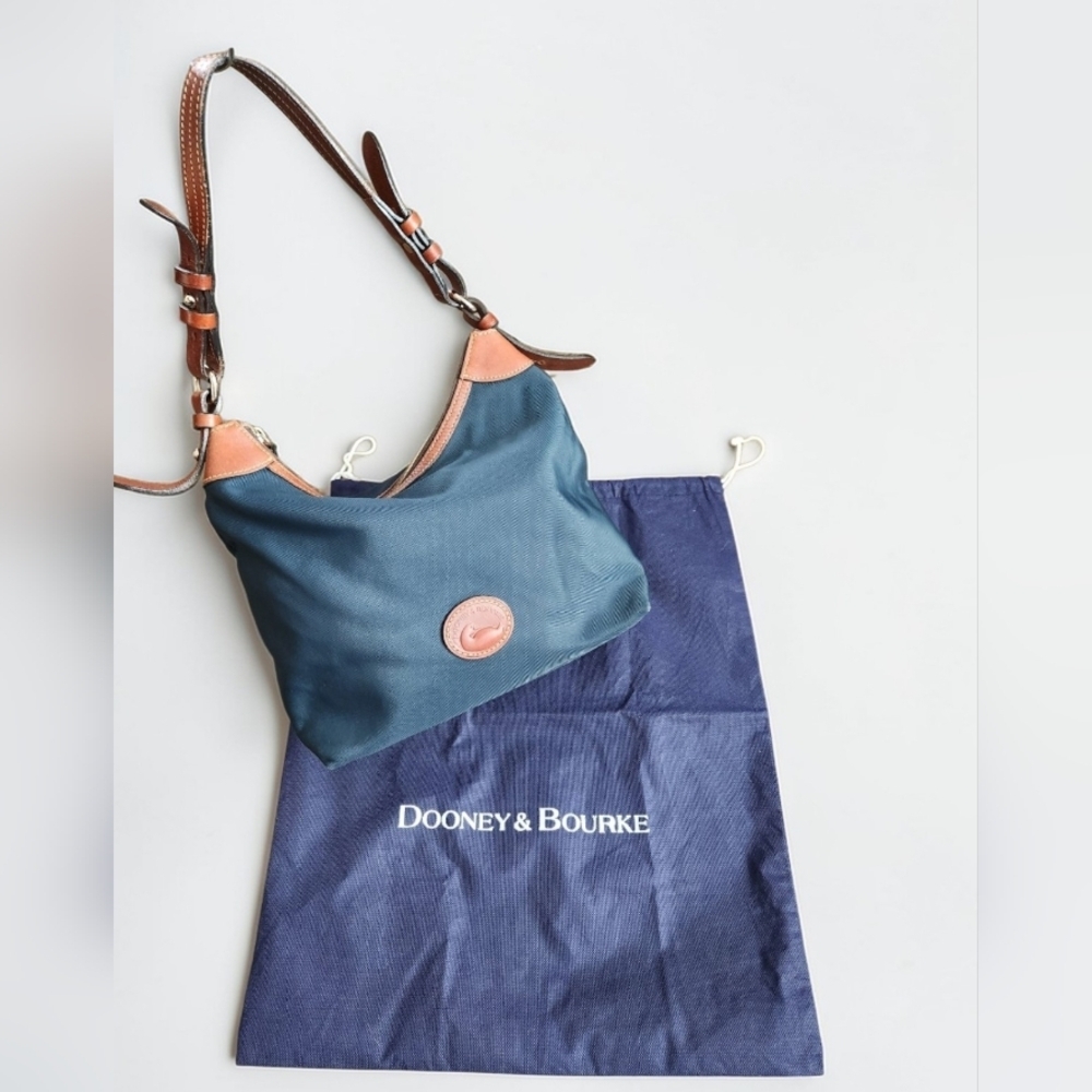 Dooney & Bourke Nylon Navy Blue Erica Shoulder Bag